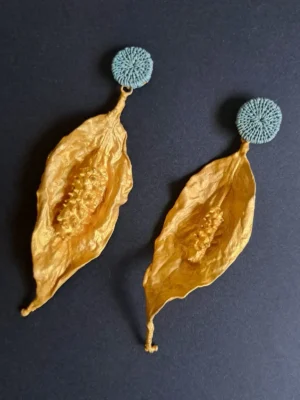 Aretes Anturios Alargados